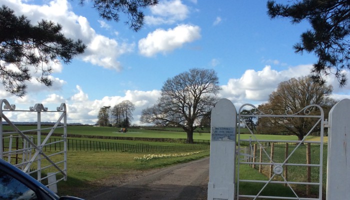 Entrance to the farm