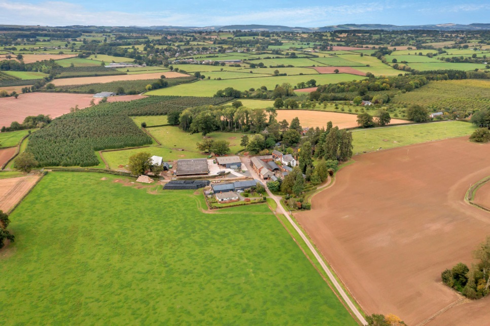 Upper Newton Farm sits in Glorious Herefordshire countryside